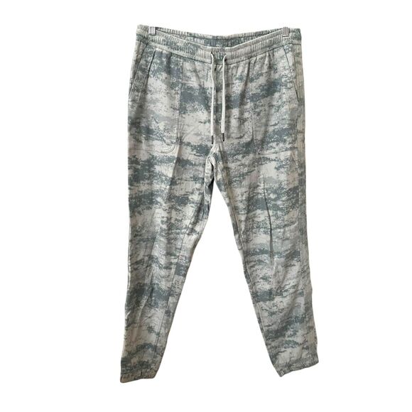 ATHLETA Farallon Jogger Pants Fog Camo Coast Large - Picture 2 of 6